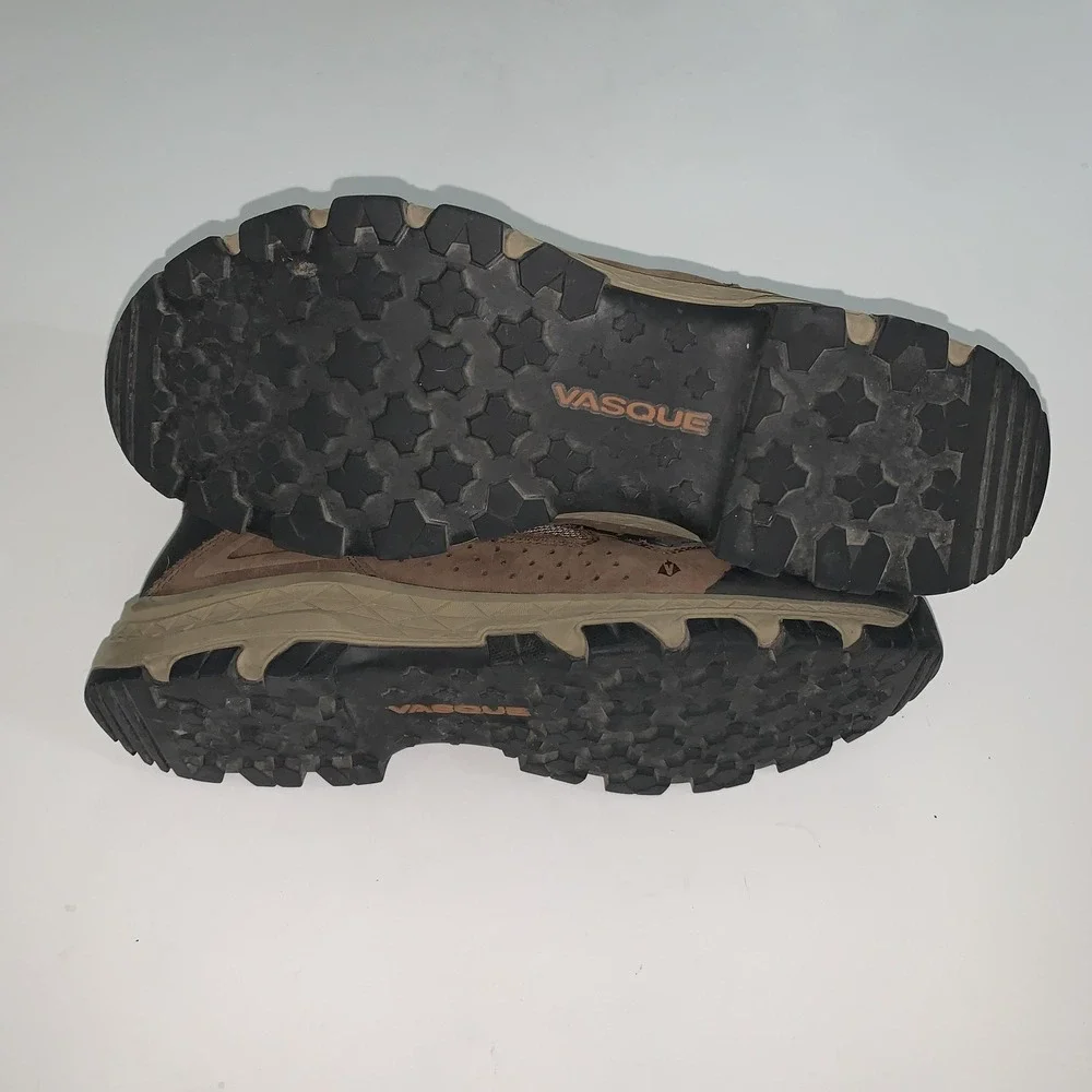 Vasque Boots Mens Size 13 Brown Nubuck Combat Hiking Waterproof 7742M Trail